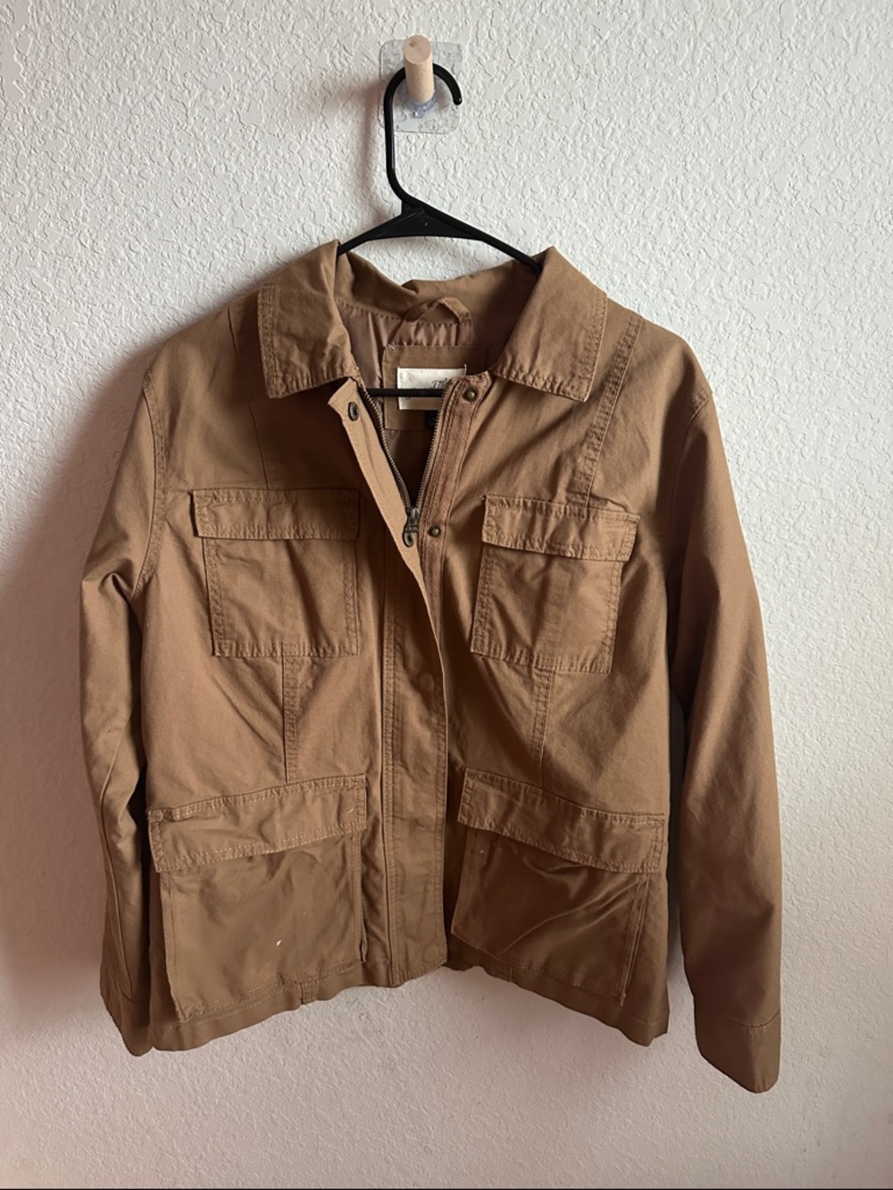 Universal Thread Brown Utility Jacket with Front Pockets